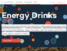 Tablet Screenshot of energydrinkinformation.com